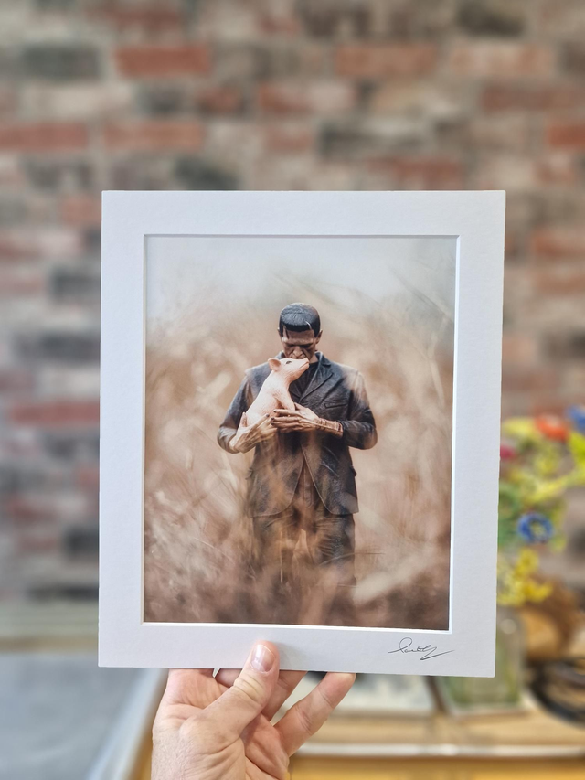 Frankenstein Monster and Piglet 