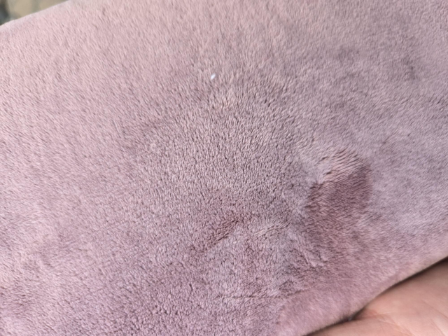 Velour vieux rose 98 x 60 cm