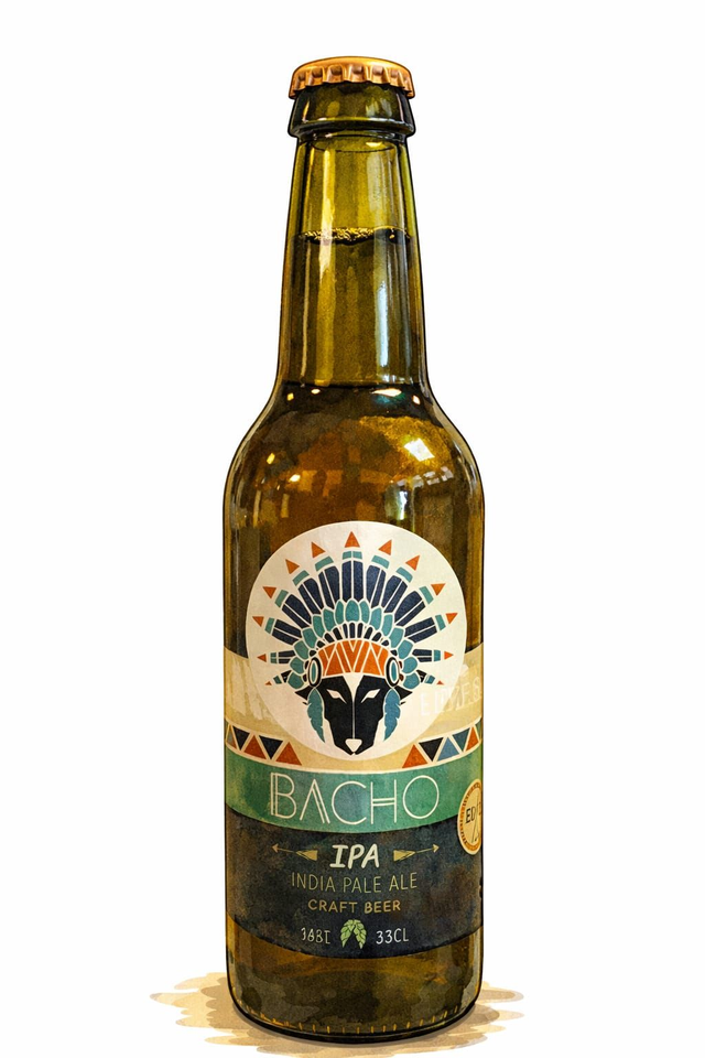 Bière IPA Bacho 33 cl
