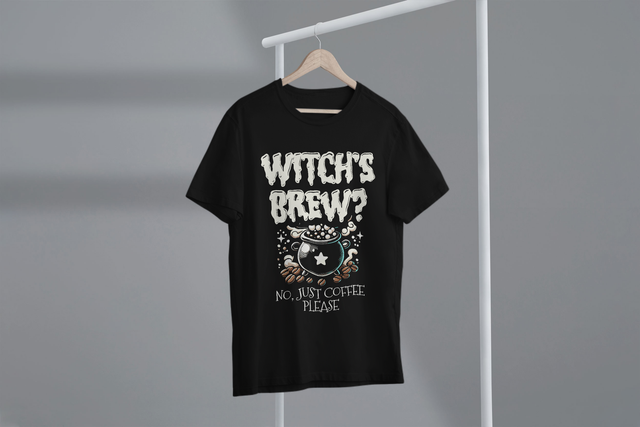 Witch's Brew No Just Coffee Please, Halloween Humor
Witch's Brew Bitte nicht nur Kaffee, Halloween-Humor