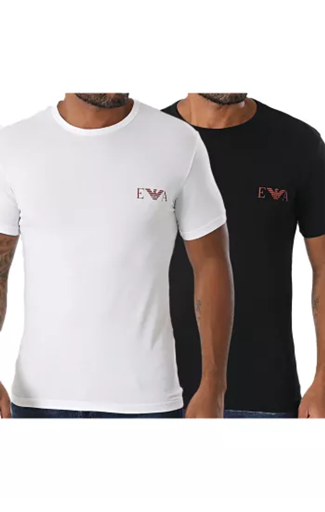 LOT DE 2 TEE-SHIRTS HOMME ARMANI