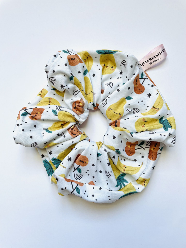 Kirschen und Ananas Scrunchie