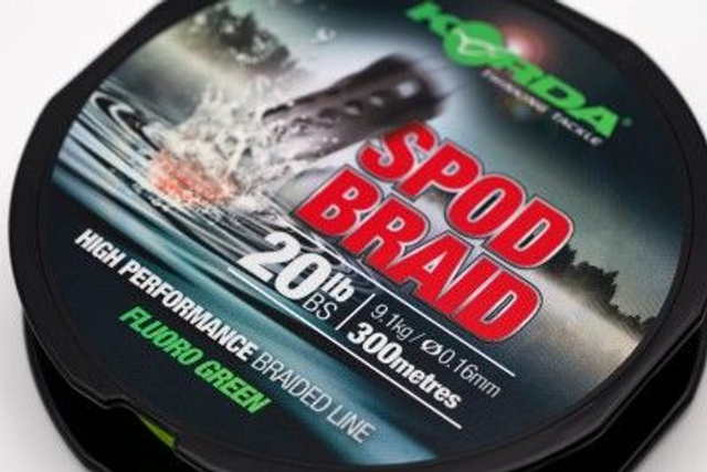 SPOD BRAID 20lb (0,16) 300m FLUO GREEN