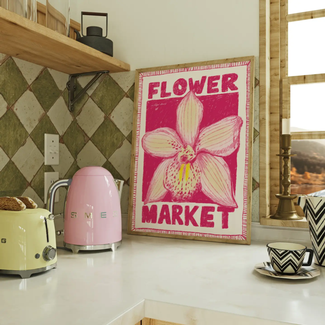 Flower Market Print
