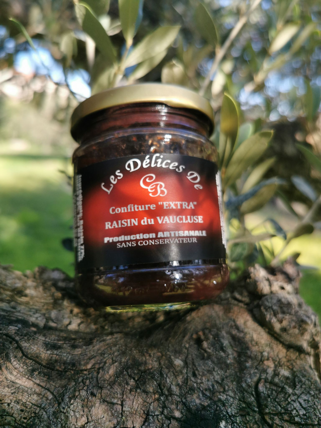 Confiture Extra de Raisin du Vaucluse 220g