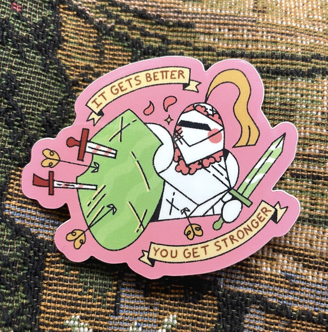 "You Get Stronger" Sticker