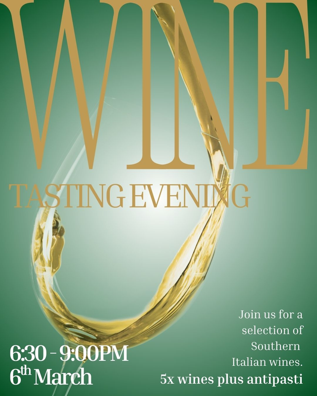 6th March 2026 Wine Tasting