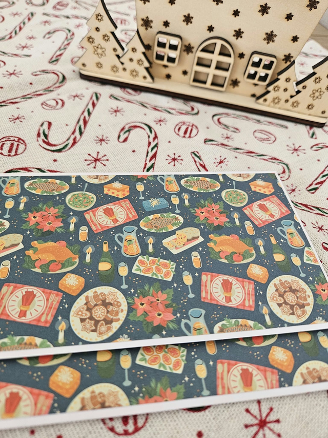 Pochette cadeau de Noël faite main – Pour chèque, billet ou carte cadeau 