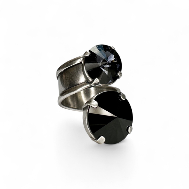 Ring DUO Jet Mix, Graphit, Schwarz