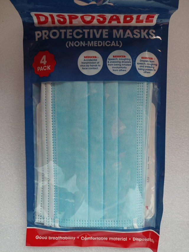 Kertakäyttöinen kasvomaski 4kpl