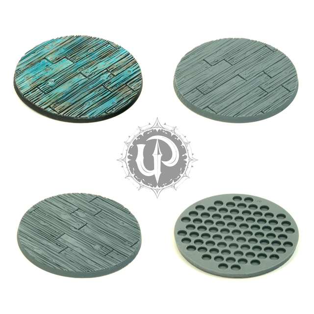 70mm Hardwood themed base