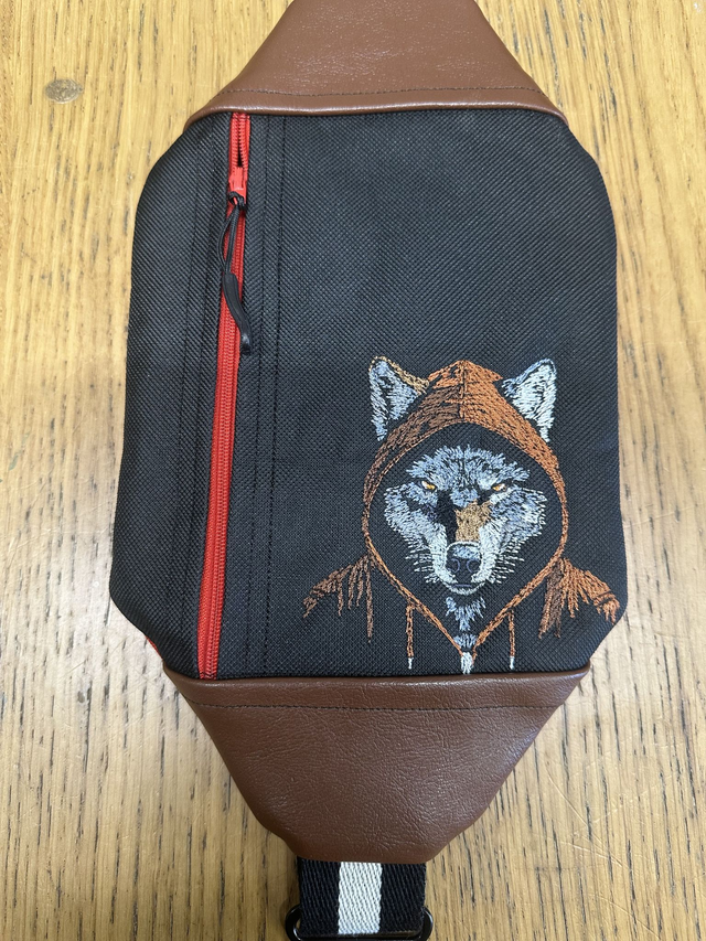 Crossbody Bag - Wolf in Hoodie