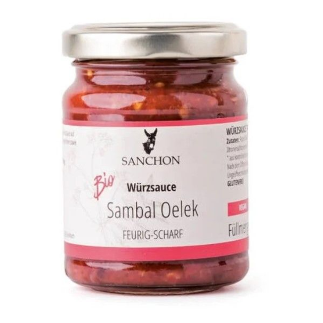 Sanchon Sambal Oelek, 125ml Glas