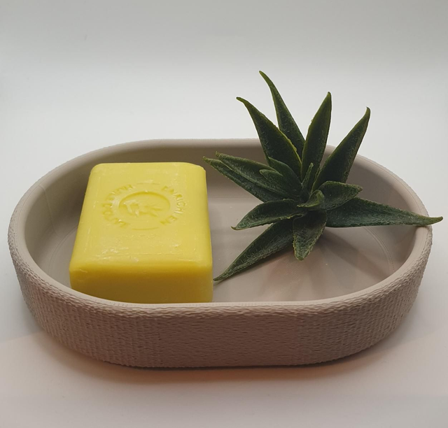 Grand porte savon texturé 