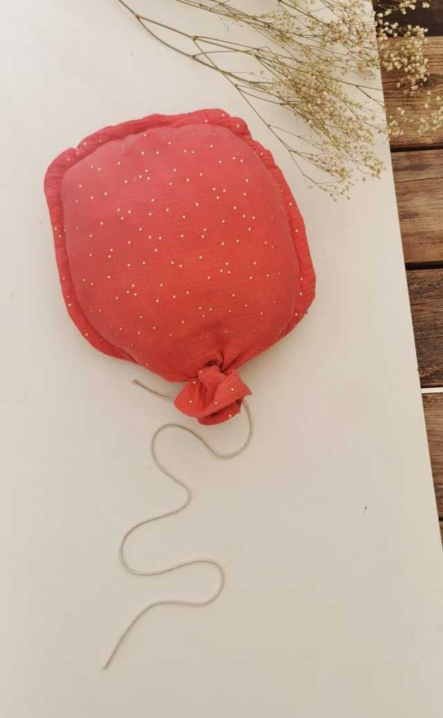 Ballon veilleuse rose corail