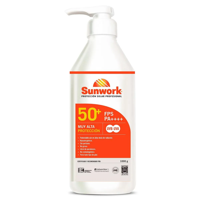 Protector Solar Sunwork FPS 50+ 1000 G