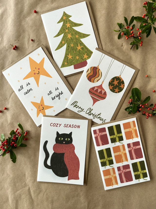 Mixed Pack Of Christmas Cards