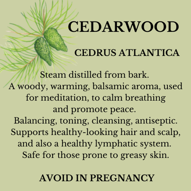 CEDARWOOD ESSENTIAL OIL