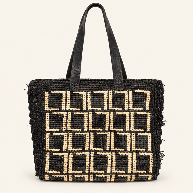 Sac Zia en raphia de Madagascar