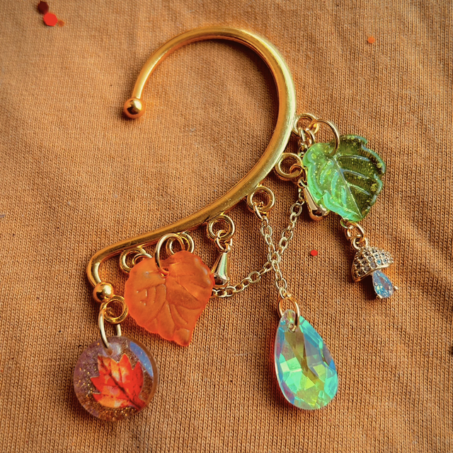 Autumn Ear Cuff - Gold 