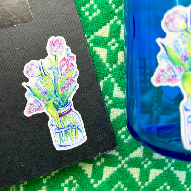Tulip Sticker - Plastic Free