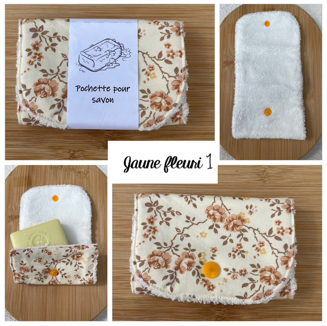 Pochette pour savon (jaune)