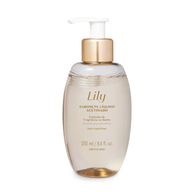 Lily Sabonete Líquido Acetinado 250ml/8.4 fl.oz.