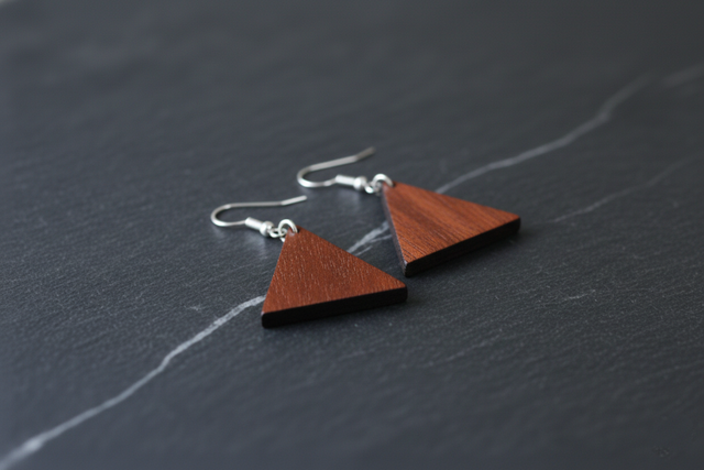 BOUCLE D'OREILLE N°29 : Triangle #1