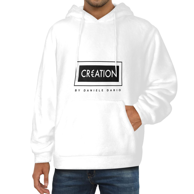 Felpa Diamir in flanella white