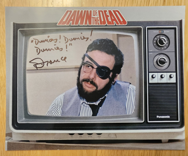 Richard France Autograph (as Dr. Rausch from Dawn of the Dead)