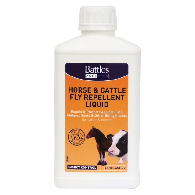 Battles Horse &amp; Cattle Fly Repellent 500ml