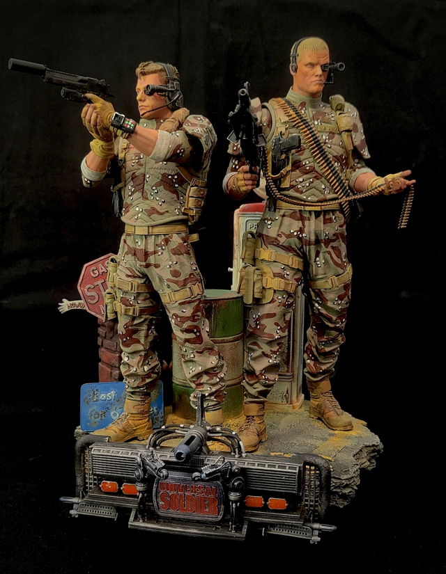 Diorama résine UNIVERSAL SOLDIER 1/9e EN STOCK