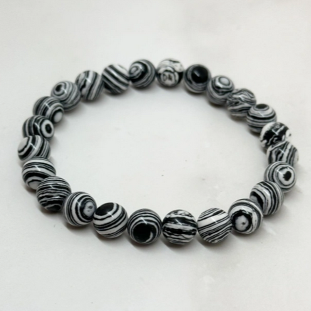 Malachite Noir et Blanc