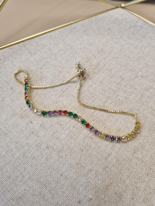 Tennisarmband Rainbow 