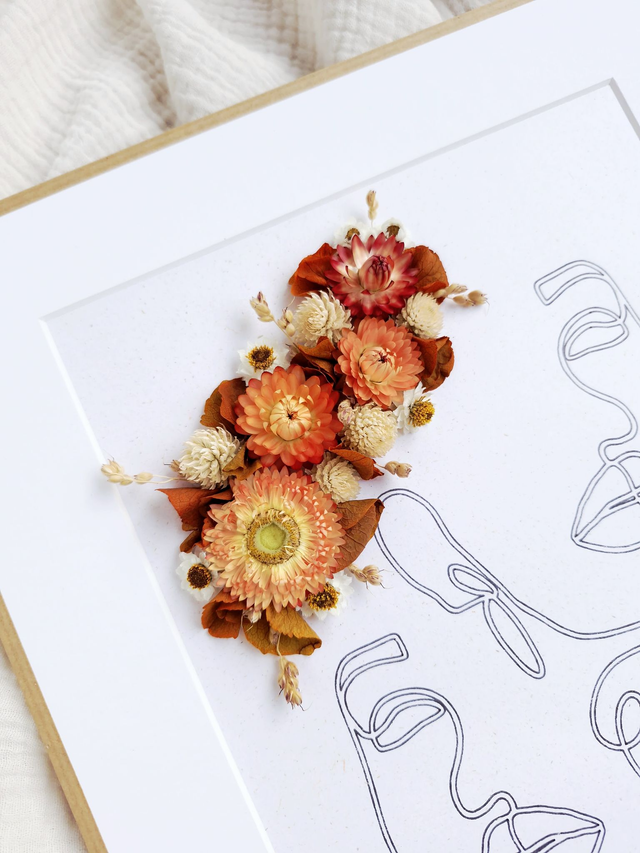 Illustration à fleurir - grand modèle - Modèle "Transmission" PERSONNALISABLE