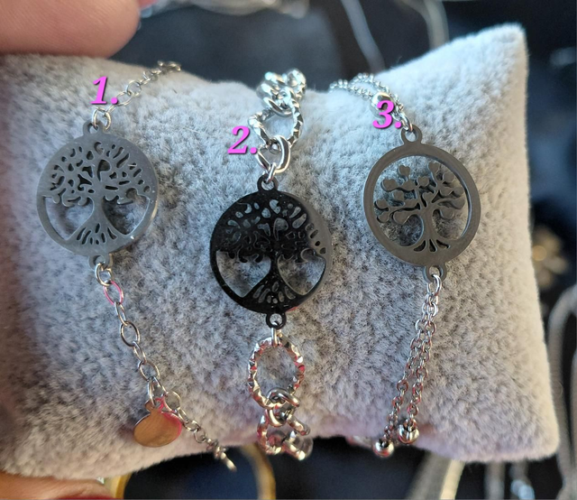 Bracelets Argenté Arbre de vie 