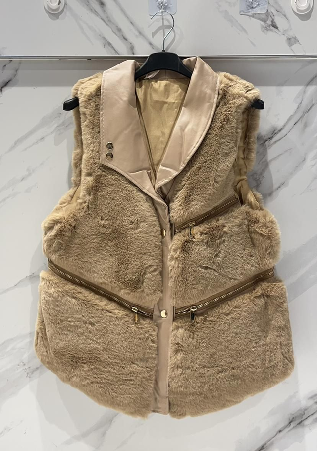 Gilet sans manches synthétique 