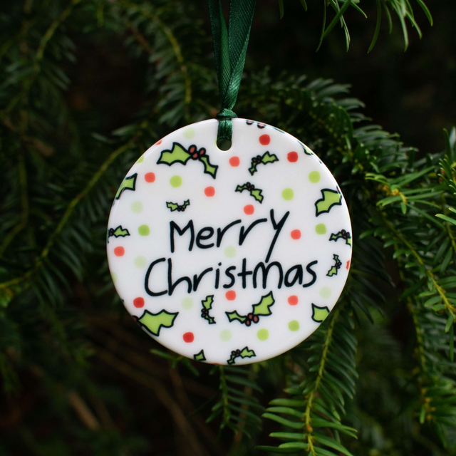 Ceramic Christmas Tree Decorations