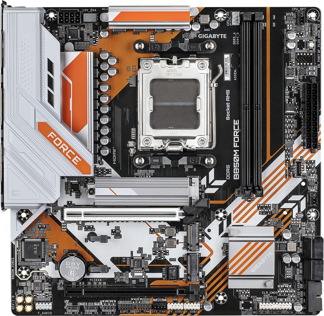 02.2.0103 – Scheda Madre Gigabyte B850M FORCE – Micro‑ATX versatile per Ryzen 7000/8000/9000