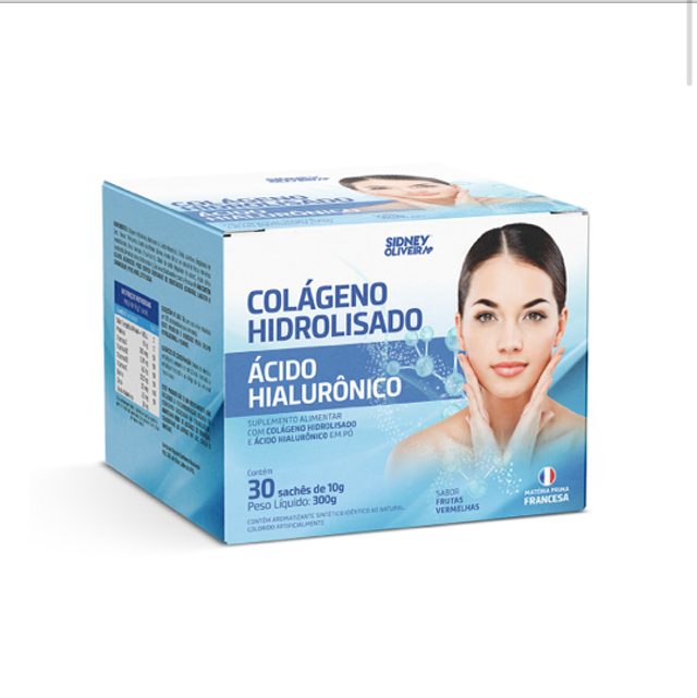 Colágeno Hidrolisado + Ácido Hialurônico Sidney Oliveira