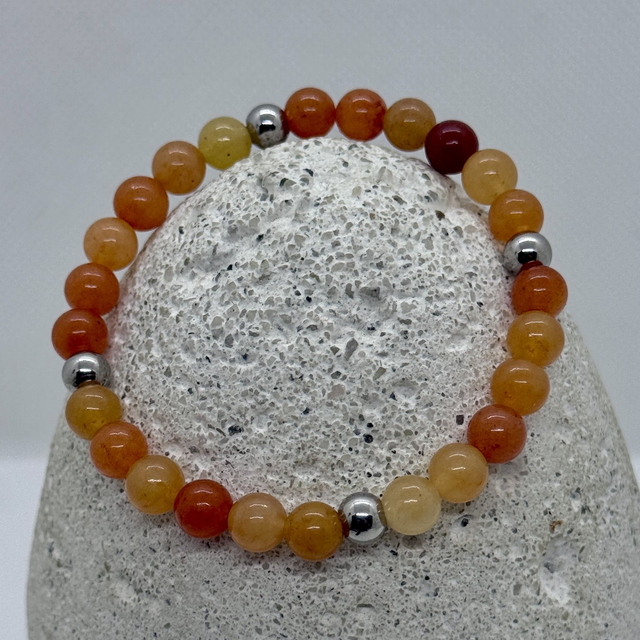 Bracelet Aventurine Orange – Énergie & Bonne Humeur