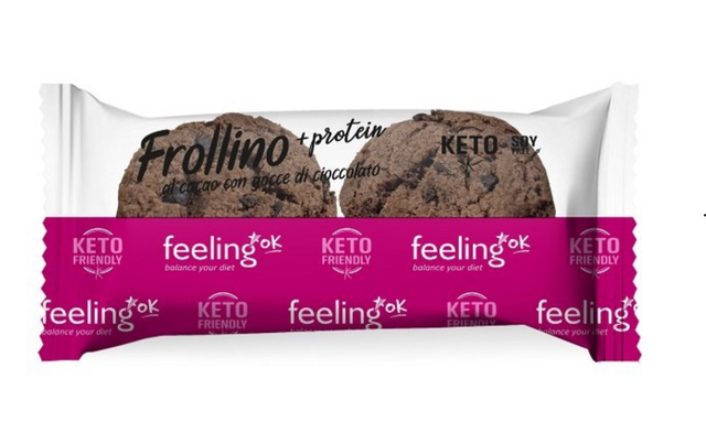 Frollino al cacao con gocce di cioccolato +protein