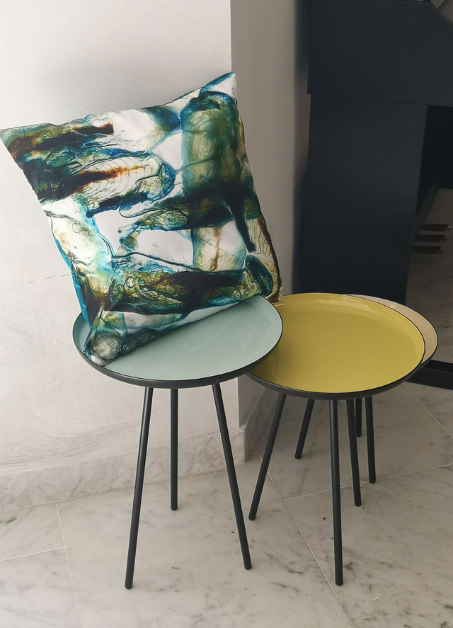 Housse de Coussin Blue Plancton