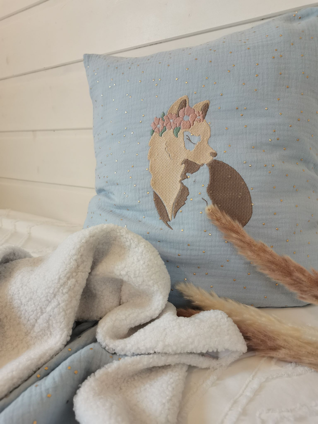 Housse de coussin Louve