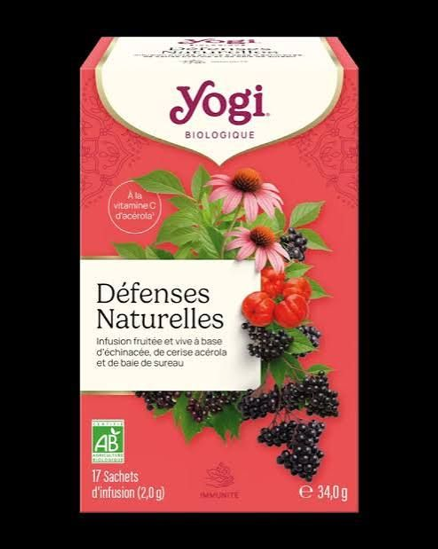 Yogi Tea Défenses Naturelles BIO | Tisane Immunité 17 Sachets