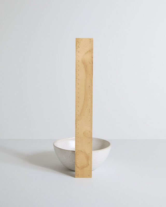 Small white speckled bowl