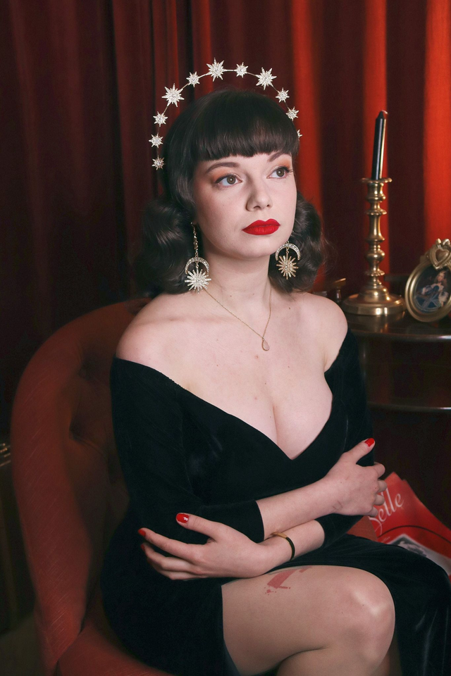 Headband &amp; Earring • Hedy Lamarr