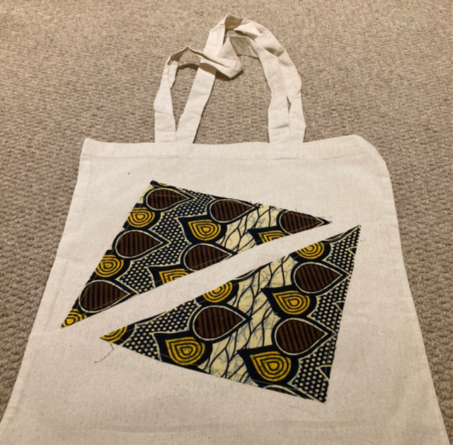 Bag: Yellow Triangles