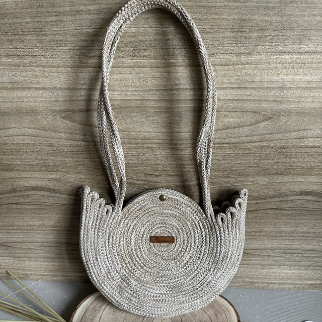 Sac Cygora beige chiné 