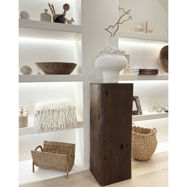 Reclaimed Solid Oak Plinth 